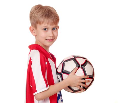 boy with football