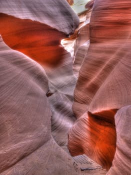 Abstract curves of Antelope Canyon