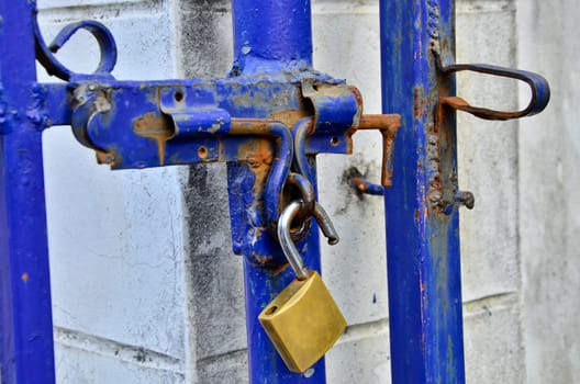 Lost key lock door.