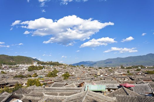 Lijiang old town, the UNESCO world heritage in Yunnan province, China.