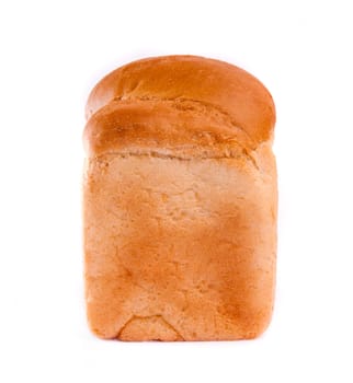 Bread isolated over  white background