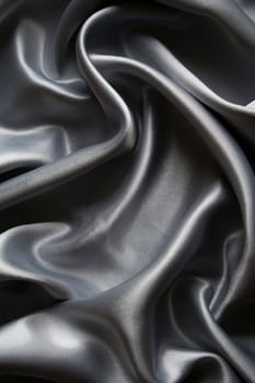 Smooth elegant grey silk can use as background 