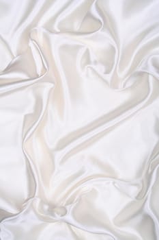 Smooth elegant white silk can use as background 
