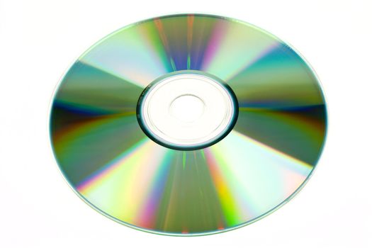 CD (Compact Disc) laid out on a white background.