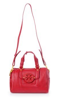 Elegant woman bag isolated on white