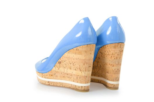 Woman shoes isolated on white