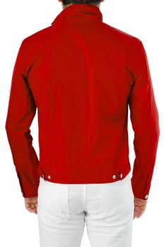Stylish jacket isolated on model