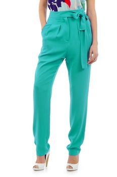 Model with trousers isolated on white
