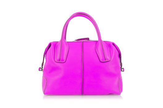 Elegant woman bag isolated on white