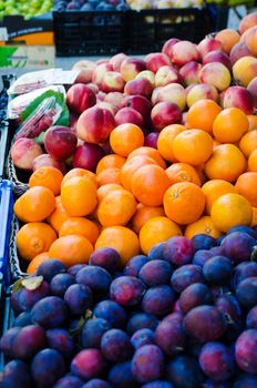 Fruits at the market stall