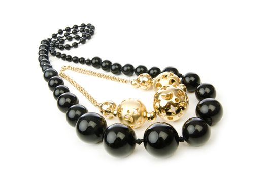 Nice necklase isolated on the white