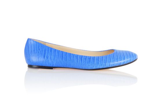 Flat shoes isolated on white