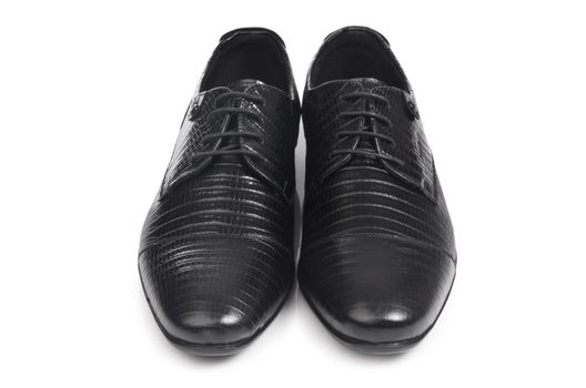 Male shoes isolated on the white