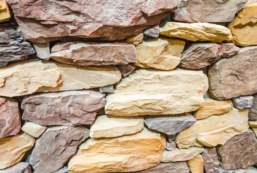 texture of flat stones rock brick wall