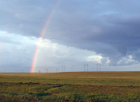 view on rainbow