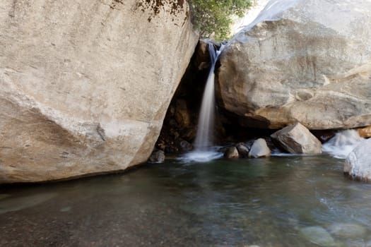 Waterfall near Buckeye Flat in Sequoia National Park