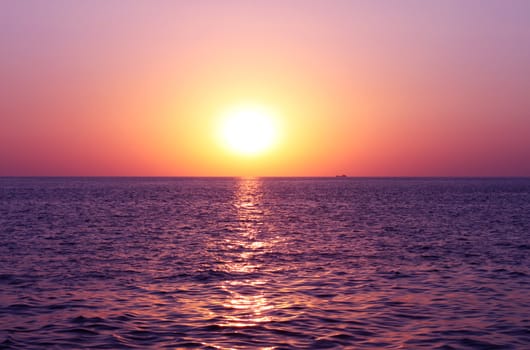 sunset over Black Sea