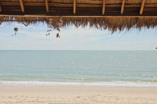 Cottage by the sea at Cha Am beach, Thailand