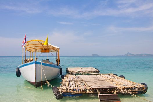 boat to the Kham island, Cholburi, Thailand