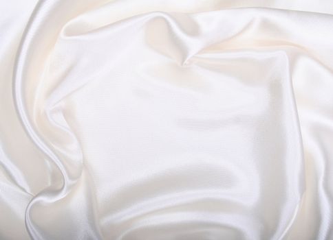 Smooth elegant white silk can use as background