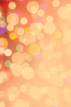 Christmas and New Year festive bokeh background, place for holiday text