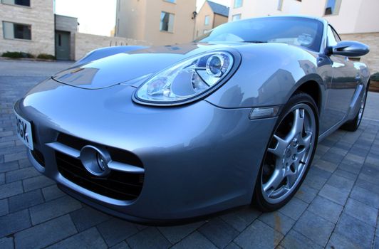 Brand new modern Porsche Cayman Sports car