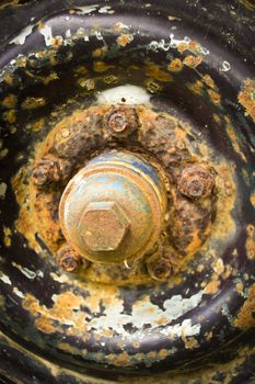 Old steel wheels