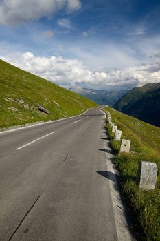 Road in the mountains with nice view