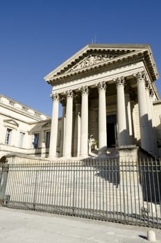 ancient courthouse of Montpellier, France