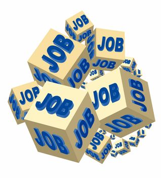 job on several cubes for a corporate job