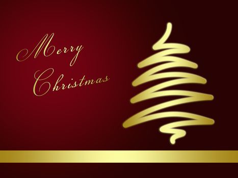 christmas background for your designs with a christmas tree an Merry Christmas Text