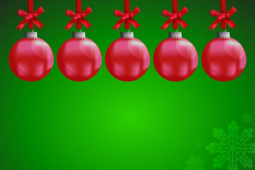 Christmas balls. To make greeting cards.