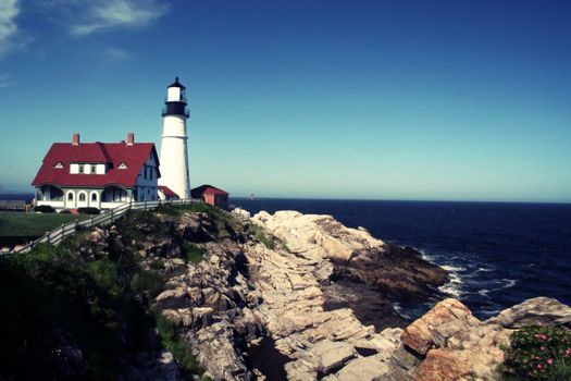 Portland Head Lighthouse located in Portland Maine