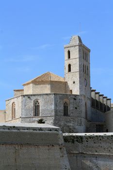 The awesome Catedral de Santa Maria in Ibiza