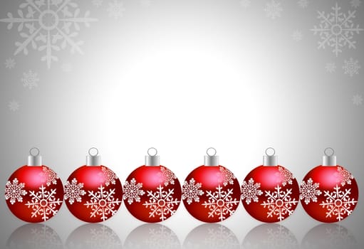 Christmas balls. To make greeting cards.