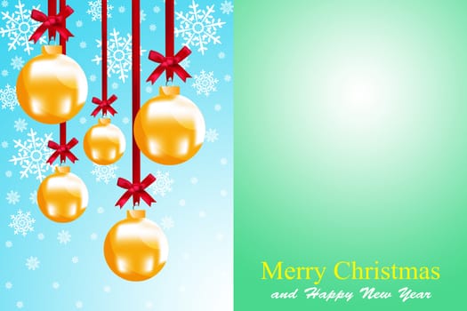 Christmas balls. To make greeting cards.