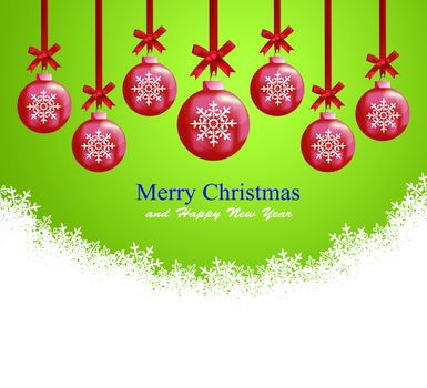 Abstract background with Christmas tree  and colored lights on Christmas. Happy New Year!