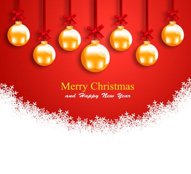 Abstract background with Christmas tree  and colored lights on Christmas. Happy New Year!
