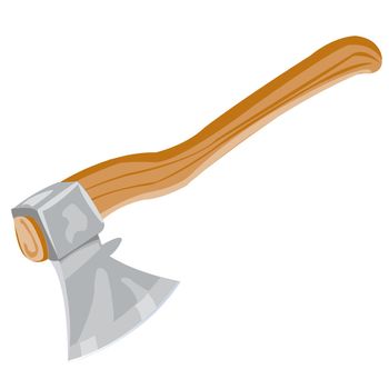 Axe for prickly firewood and work