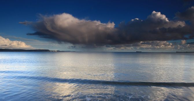 Cloud formation over the english channel in Dorset