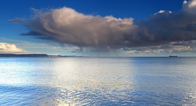 Cloud formation over the english channel in Dorset