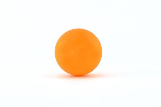 ping pong ball on white background