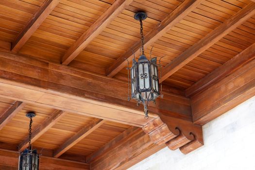 A lamp in the hall of Venetian Lodge in the city of Heraklion