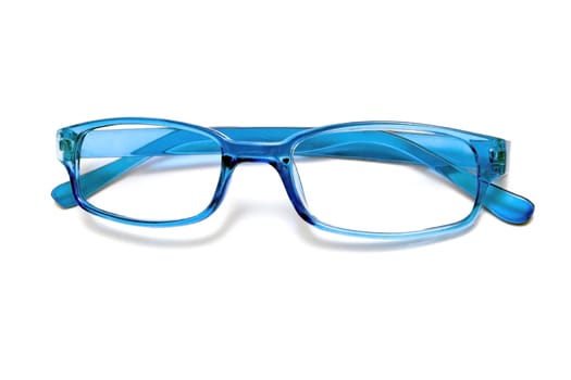 Beautiful glasses isolated on white background 
