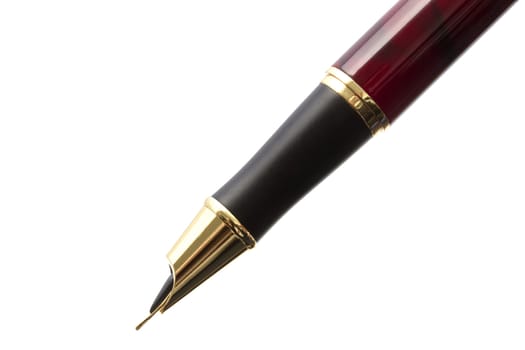 Fountain Pen Isolated On White background 