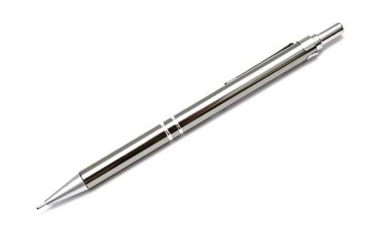 Automatic pencil isolated on white background