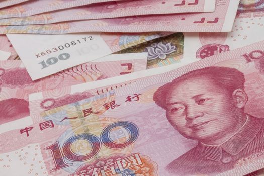 Chinese currency - hundren yuan background 
