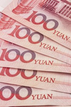 Chinese currency - 100 yuan background 