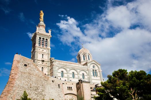 Notre Dame de la Garde in Marseille, France.