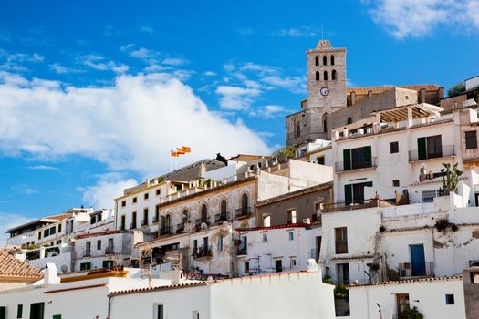 Old city of Ibiza - Eivissa. Spain, Balearic islands